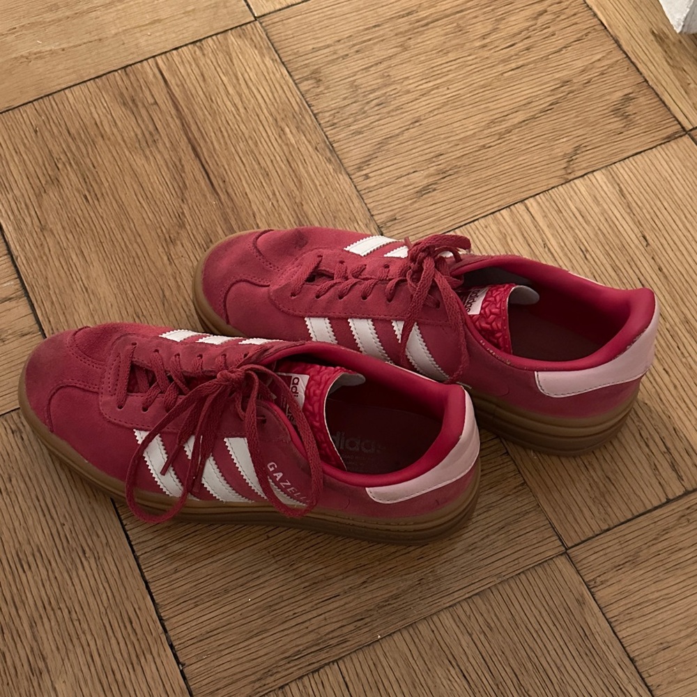 adidas Red and White Women's Sneakers